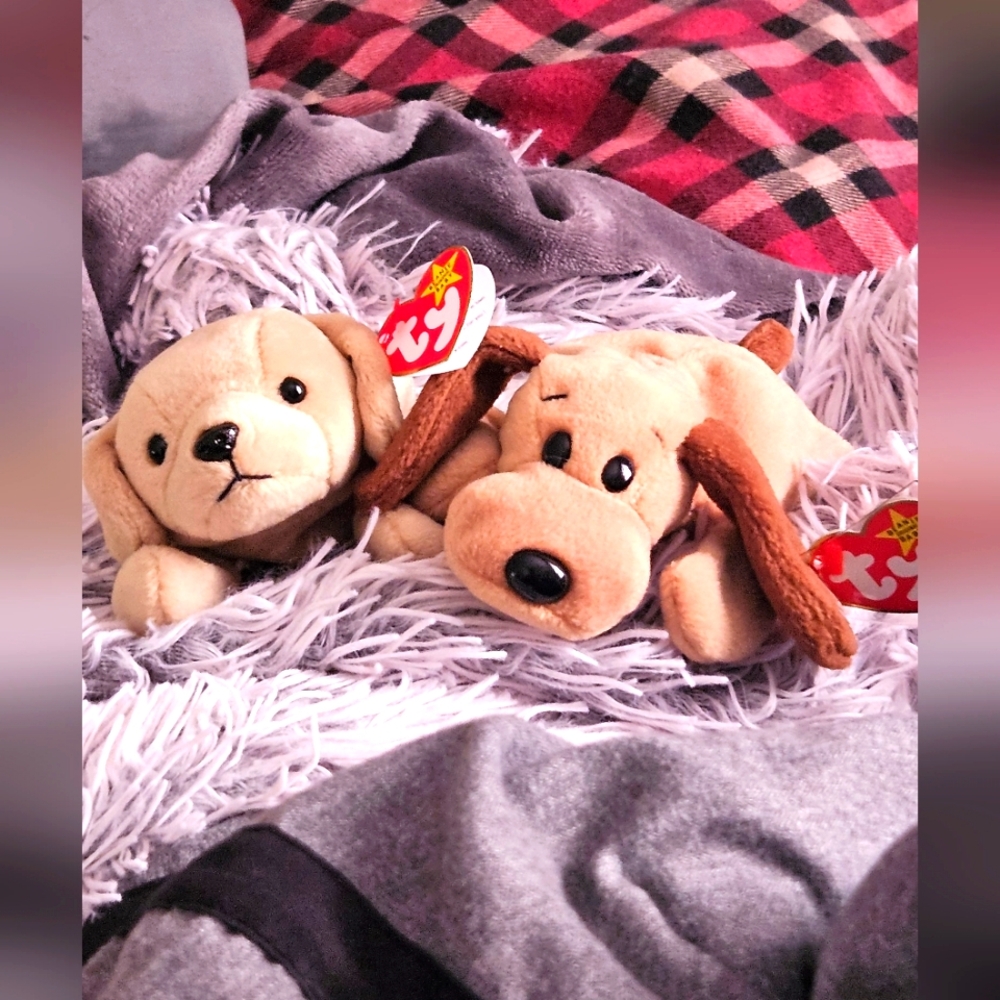 Ty Beanie Babies Originals Bones and Fetch